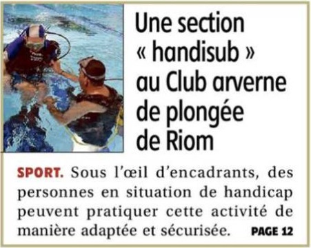 20231130 Première Page CAP Riom La Montagne