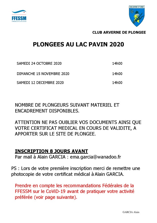 Planning Sorties pavin 2020.1