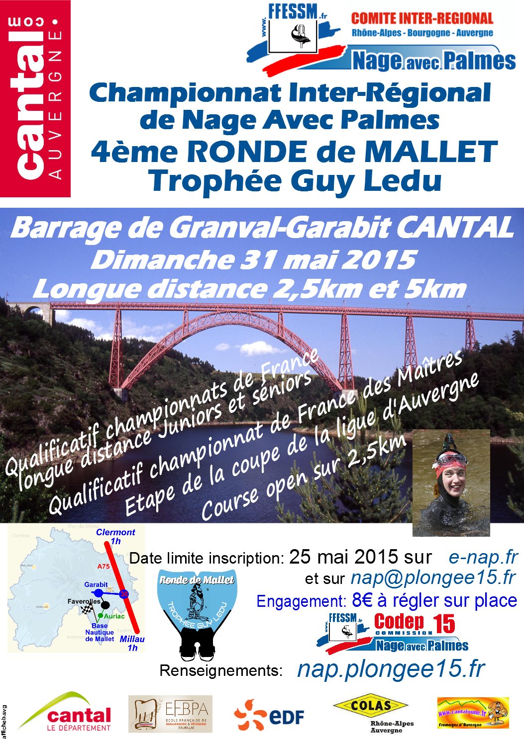 affiche championnat raba nage ld 2015