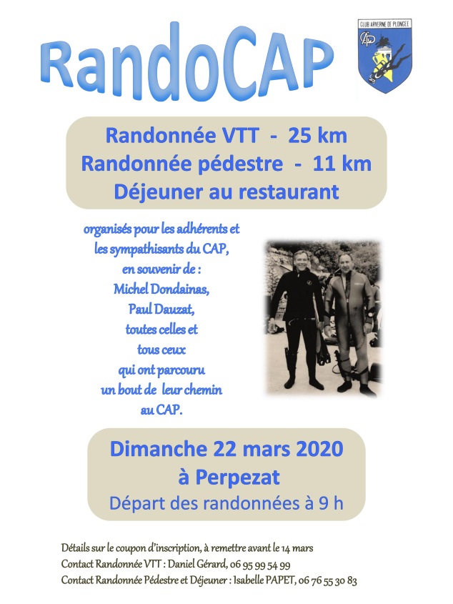 Affiche rando Isabelle Mars 2020